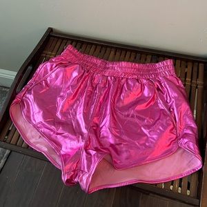 Pesion pink shorts XL disco roller skate